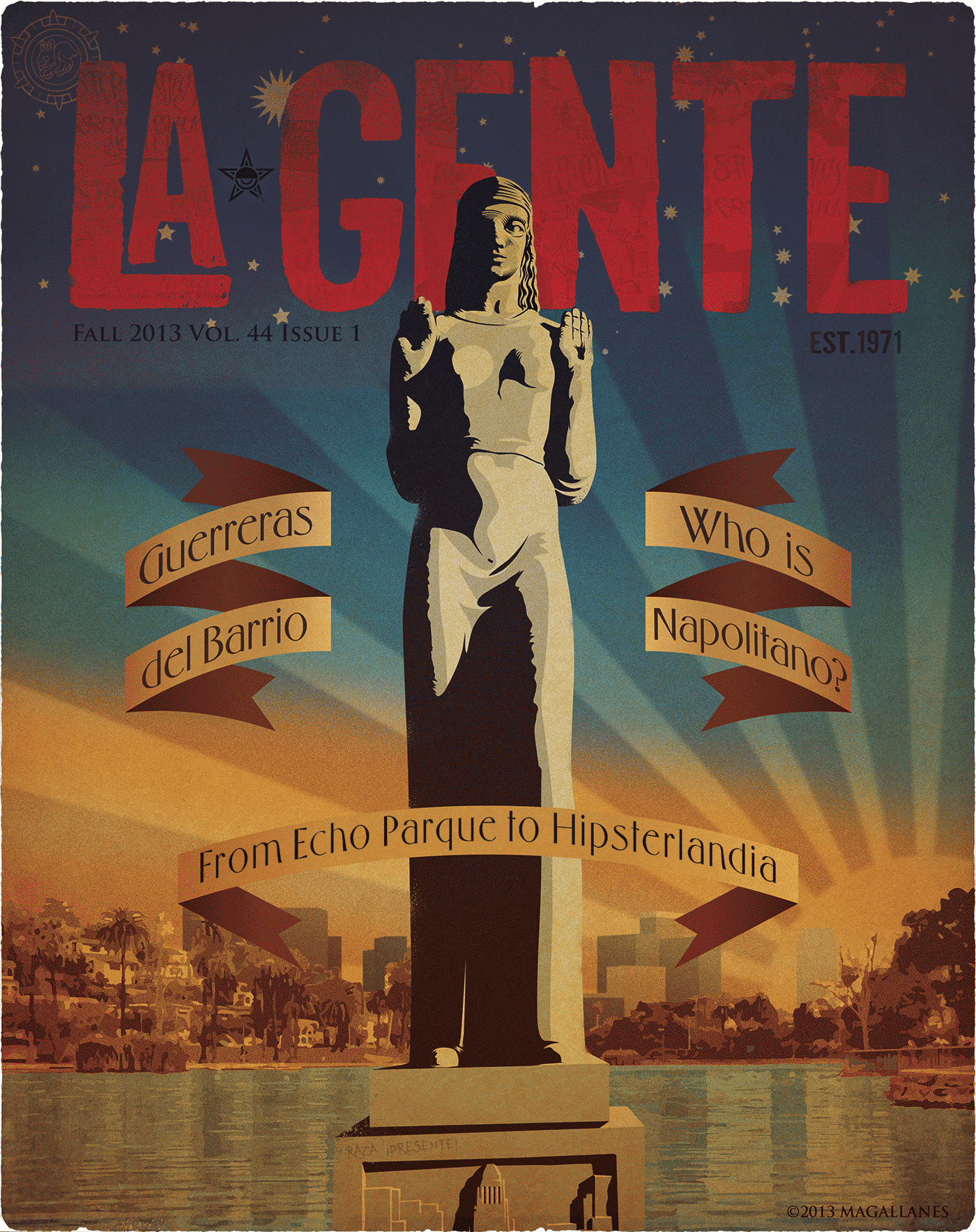 Oscar Magallanes_La Gente Magazine Cover Oscar Magallanes La Gente Cover